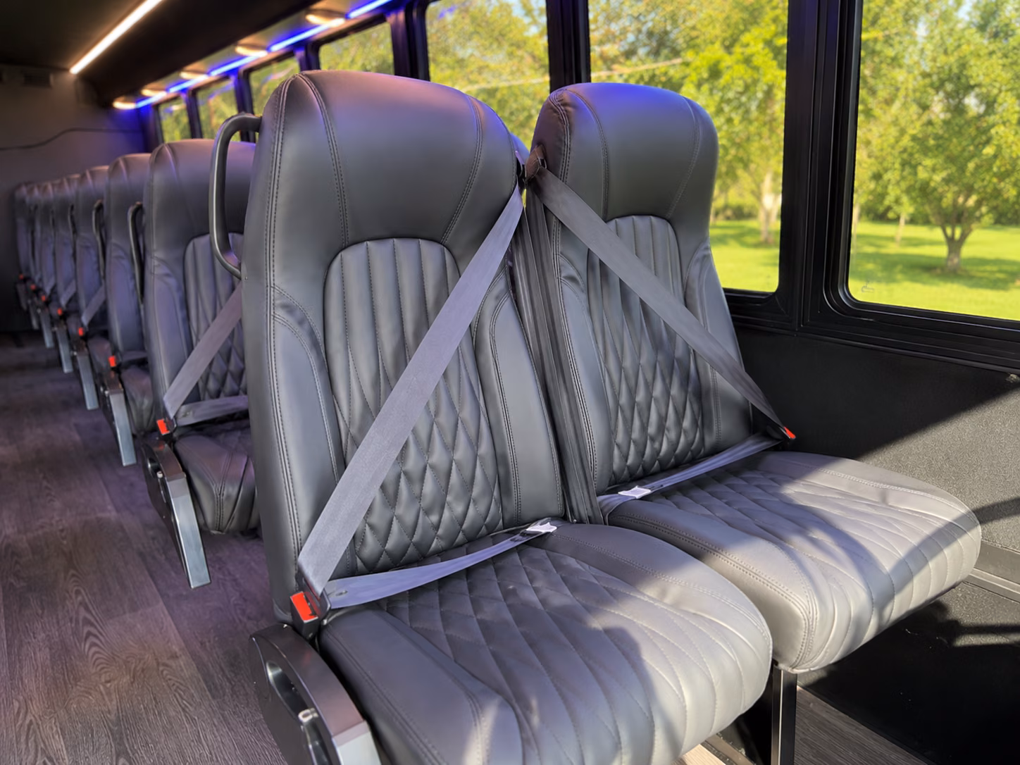 woodbury long distance transportation onboard seating