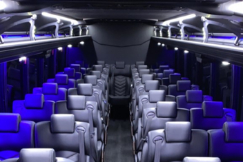 Woodbury Charter Bus Interior